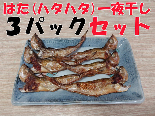 10372.はた(ハタハタ)　一夜干し5～6尾 3パックセット　4,100円