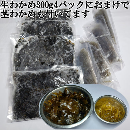 10503.しゃぶしゃぶ用生わかめ 300g 4パックセット　2,000円