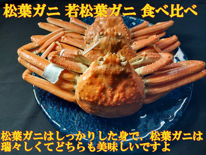 20074.松葉ガニ若松葉ガニ姿茹で食べ比べセット　10,980円