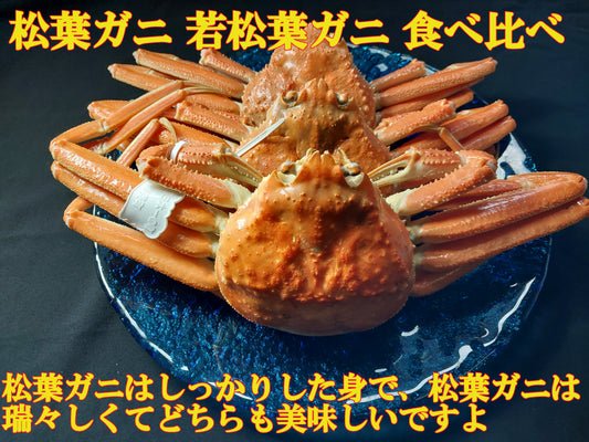 20074.松葉ガニ若松葉ガニ姿茹で食べ比べセット　10,980円